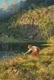Hans Dahl, "Am stillen See"