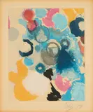 Ernst Wilhelm Nay, Farbaquatinta 1960 (NOR), 1959, Farbradierung auf Bütten