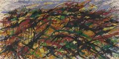 Max Uhlig, Ohne Titel (Krukow Juli 1979), 1979, Öl auf Leinwand