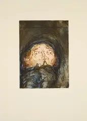 Ohne Titel by Marwan, 1971-74, Farbradierung auf Bütten, sold Sep 2024
