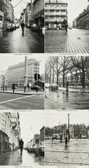 David Lamelas, Antwerp-Brussels (People and Time), 1969, Jeweils: Gelatinesilberabzug