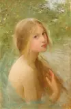 Joan Brull y Vinyolas, Wasser-Nymphe, Vor 1904, Öl auf Leinwand