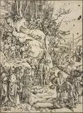Die Marter der Zehntausend von Nikomedien by Albrecht Durer, Holzschnitt auf Papier, sold Jan 2025