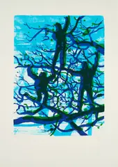 Daniel Richter, Ohne Titel, 2002, Farblithografie auf Bütten