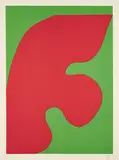 Jean Arp, Affiche St. Gallen II, 1966, Farbserigrafie auf BFK RIVES (Wasserzeichen)