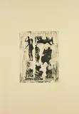 Henry Moore, Seven Sculptural Ideas, 1973, Lithografie auf chamoisfarbenem Japan