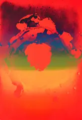Zero Iris by Otto Piene, 1972, Irisdruck auf Karton, sold Sep 2024