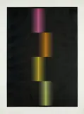Almir Mavignier, Ohne Titel, 1973, Farbserigrafie auf beschichtetem Halbkarton