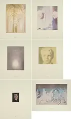 Luc Tuymans, Wenn der Frühling kommt, 2008, Mappe mit 17 Digitaldrucken auf halbtransparentem Papier. Auf Karton montiert. In originaler Mappe