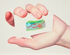 Eliza Douglas, Ohne Titel, 2018, Öl auf Holz