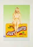 Mel Ramos, Jujyfruit Judy, 2015, Farblithografie auf leichtem Karton