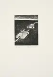 Konrad Klapheck, Begegnung (Aus: Die Sammlung Kemp), 1984/ 2001, Radierung auf Bütten