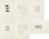 A. R. Penck, 7 Radierungen 1975/76, 1990, Mappe mit 7 Radierungen auf Bütten
