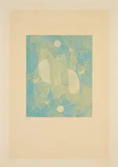 Ohne Titel by Max Ernst, 1970, Farbradierung auf Bütten, sold Jan 2025