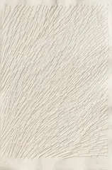 Günther Uecker, Bewegtes Feld, 2000, Prägedruck auf Bütten