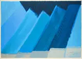 Heinz Mack, Winterklänge, 2007, Farbserigrafie auf leichtem Karton