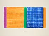 Heinz Mack, Links-Rechts, 2003, Farbserigrafie auf Bütten
