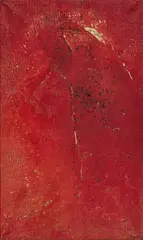 Georges Noël, Ohne Titel, ca. 1957-58, Mischtechnik auf Rupfen