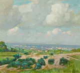 Emile Claus, "Hampstead, London", 1915, Öl auf Leinwand