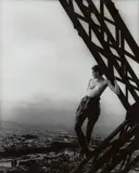 Peter Lindbergh, Mathilde on Eiffel Tower