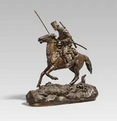 Alexei Petrovich Gratscheff, Soldat zu Pferd, Bronze. Späterer Guss
