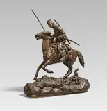 Alexei Petrovich Gratscheff, Soldat zu Pferd, Bronze. Späterer Guss