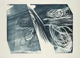 Hans Hartung, L-8-1974, 1974, Farblithografie auf BFK RIVES (Wasserzeichen)