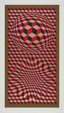 Victor Vasarely, Ohne Titel, Farbserigrafie auf Karton