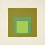 Tuscany by Josef Albers, 1966, Farbserigrafie auf leichtem Karton, sold Oct 2024