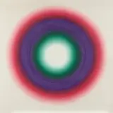 "B23" by Wojciech Fangor, 1965, Öl auf Leinwand, sold Nov 2024