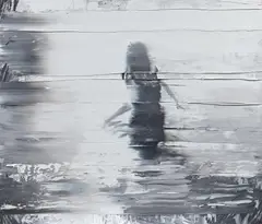 Andy Denzler, "Mystery Lake I", 2017, Öl auf Leinwand