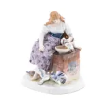 Meissen, Figur der Aschenputtel, Vor 1924, Porzellan, farbig staffiert