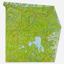 Yellowstone by Jennifer Bartlett, 2001, oil on canvas, sold Jun 2023