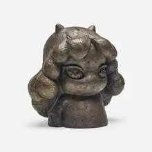 Okokume, The Eyes of the Soul, 2020, bronze