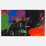 James Franco, Foothill Quarry, 2011, acrylic on canvas