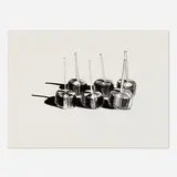Wayne Thiebaud, Suckers State I, 1968, lithograph