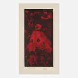 Sam Francis, Untitled (SFE-021), 1984, aquatint in colors with chine collé on Japanese paper