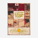 Pierre Alechinsky, A l'Imprimerie II, 1977, lithograph in colors