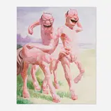 Yue Minjun, Untitled (Smile-ism No. 11), 2006, lithograph in colors