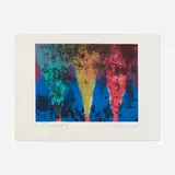 Night Smoke II by James Rosenquist, 1969-72, lithograph in colors on British A. Millbourn handmade, sold Apr 2023