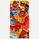 Koichi Sato, Space Drunk, 2021, screenprint in colors