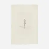 Alberto Giacometti, Femme nue marchant et personnage au loin II