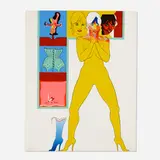 Allen Jones, For the Lips (from the 11 Pop Artists, Volume II portfolio), 1965, screenprint in colorss