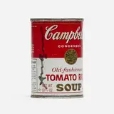Andy Warhol, Andy Warhol signed Campbell's Soup can