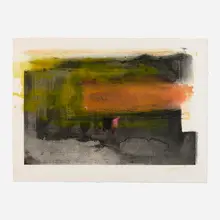 Helen Frankenthaler, Deep Sun, 1983, etching in colors, soft-ground etching, aquatint, spitbite aquatint, drypoint, engraving and mezzotint on White St. Armand