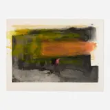 Helen Frankenthaler, Deep Sun, 1983, etching in colors, soft-ground etching, aquatint, spitbite aquatint, drypoint, engraving and mezzotint on White St. Armand