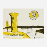 H. C. Westermann, Untitled (See America First VII) (State II)