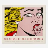 Roy Lichtenstein, Crying Girl exhibition poster for Parrish Art Museum, 1994, offset lithograph in colors on wove paper
