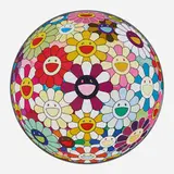 Flowerball Sexual Violet No. 1 (3D) by Takashi Murakami, 2013, offset lithograph in colors, sold Apr 2023