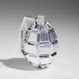 Richard Dupont, Untitled (Grenade), 2006, solid milled aluminum